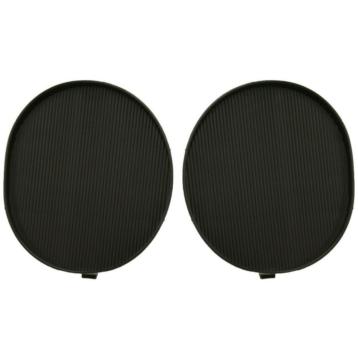 DAT AUTO PARTS Front Right Passenger And Left Driver Side Bumper Fog Light Lamp Hole Cover Set Of 2 Replacement For 2005 - 2008 Toyota Matrix Black...