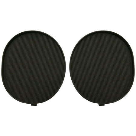 DAT AUTO PARTS Front Right Passenger And Left Driver Side Bumper Fog Light Lamp Hole Cover Set Of 2 Replacement For 2005 - 2008 Toyota Matrix Black...