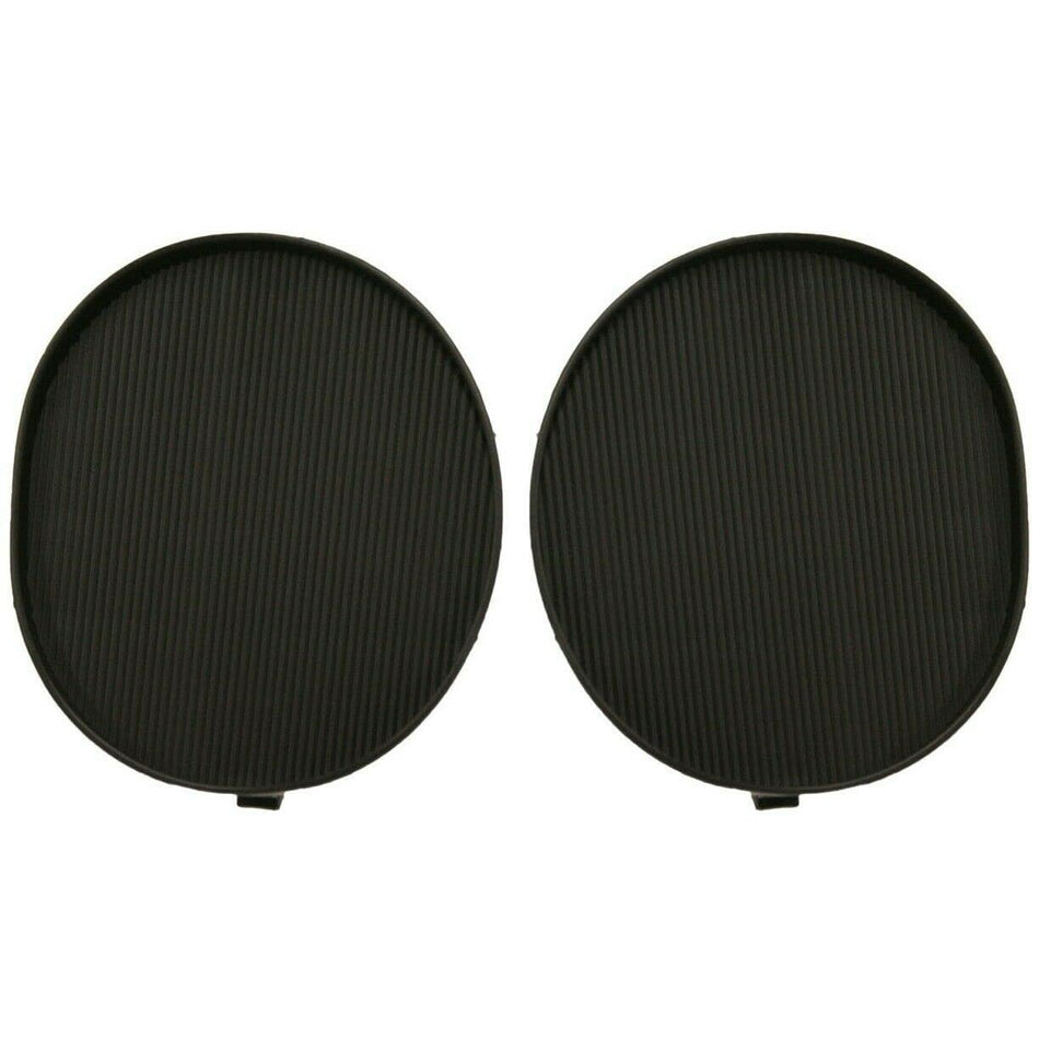DAT AUTO PARTS Front Right Passenger And Left Driver Side Bumper Fog Light Lamp Hole Cover Set Of 2 Replacement For 2005 - 2008 Toyota Matrix Black...