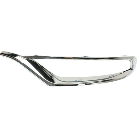 DAT AUTO PARTS Front Left Driver Side Fog Light Cover Trim Ring Bezel Molding Insert Replacement For 2015-2023 Chrysler 300 Silver Chrome Smooth Pl...
