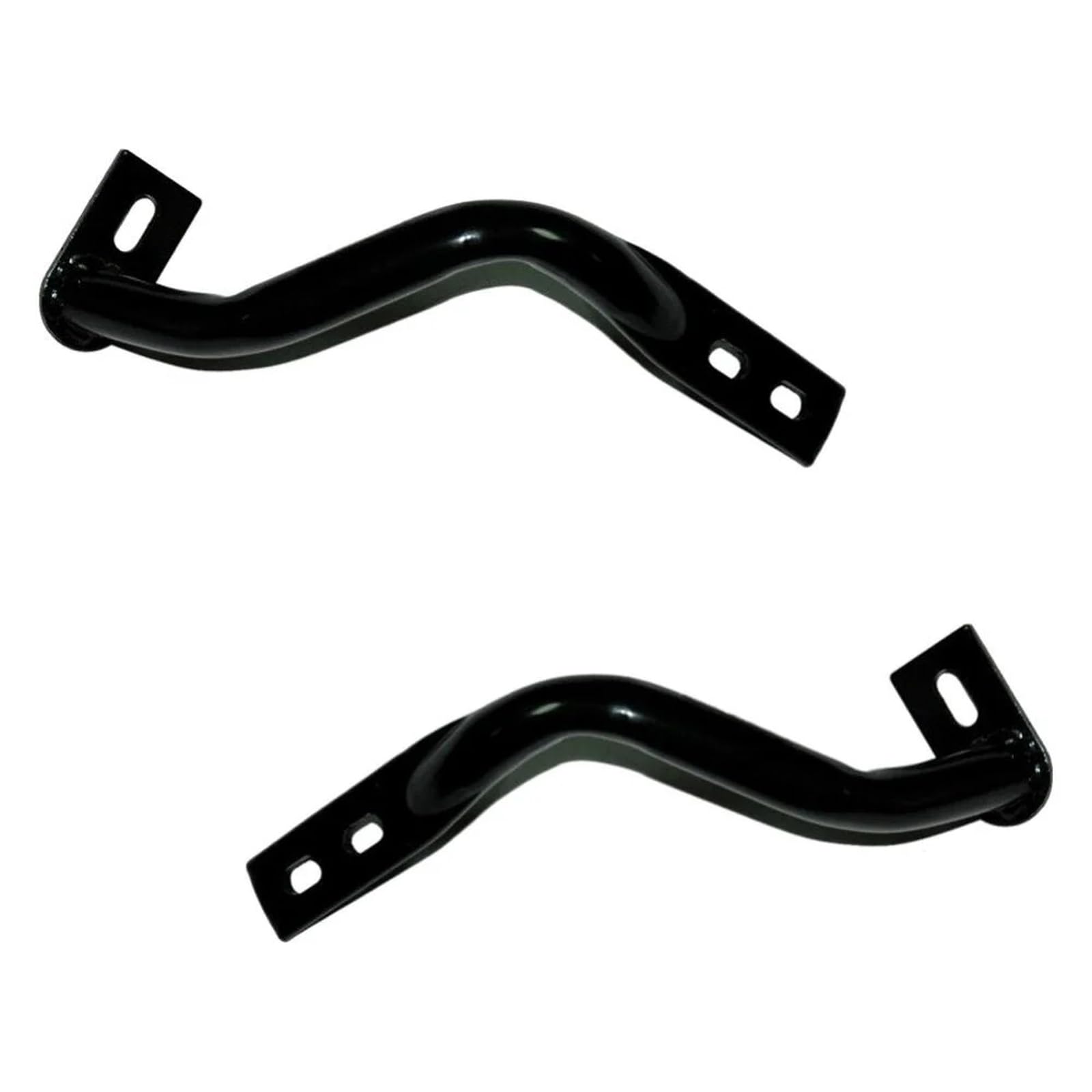 Front Left & Right PAIR Outer Bumper Face Bar Brace, For 2003–2006 Chevy Silverado & GMC Sierra, 2007 Silverado Classic & Sierra Classic, 1500 Crew...