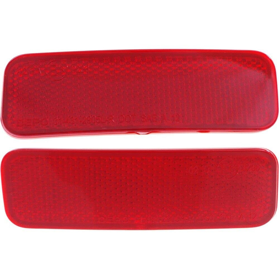 DAT AUTO PARTS Rear Right Passenger & Left Driver Side Pair Bumper Cover Marker Light Reflector Lamp Insert Set Of 2 Replacement For 2014-2024 Ford...