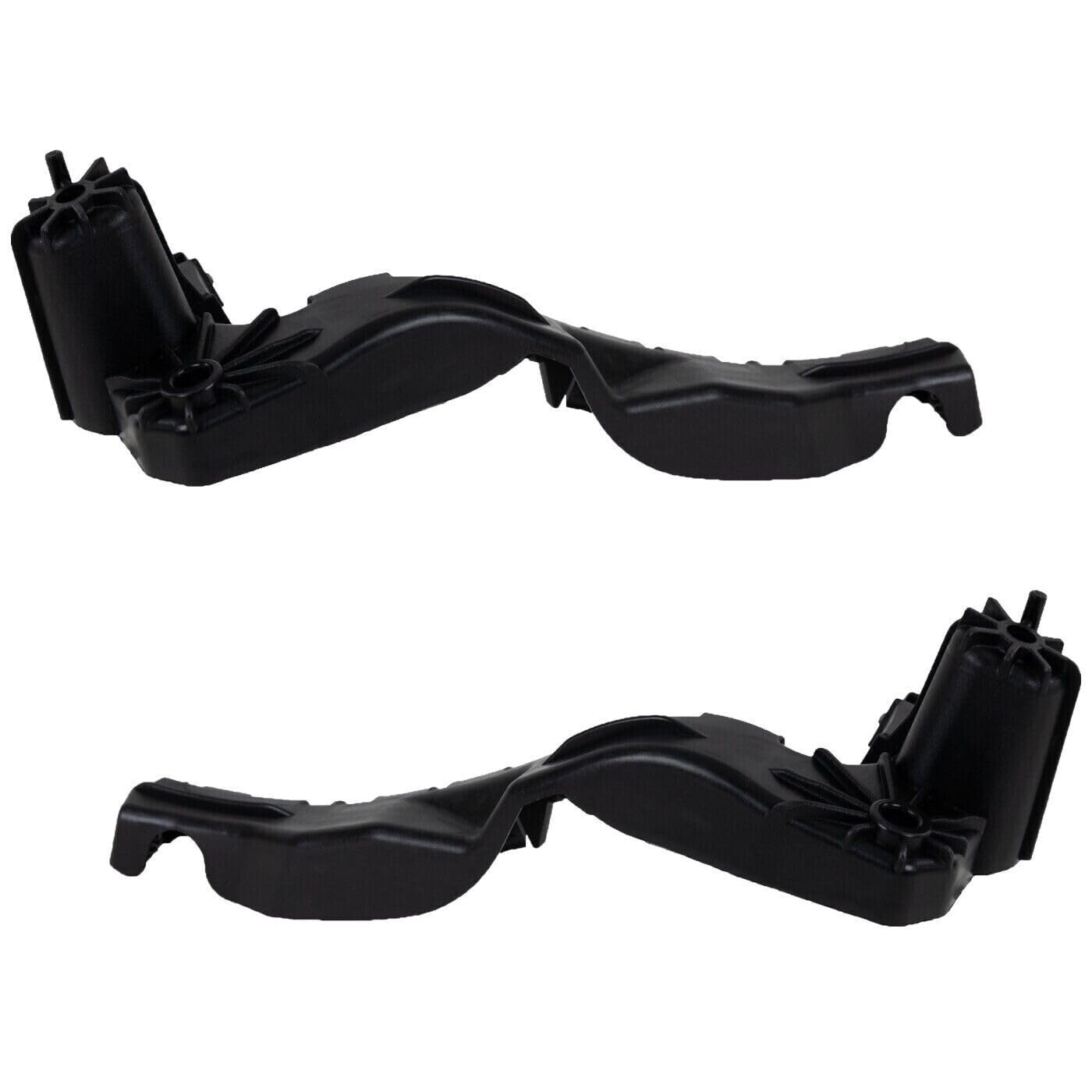 Front Left Driver & Right Passenger Side Set Of 2 Bumper Cover Retainer Support Mounting Bracket Pair Replacement For 2010-2017 GMC Terrain Black T...