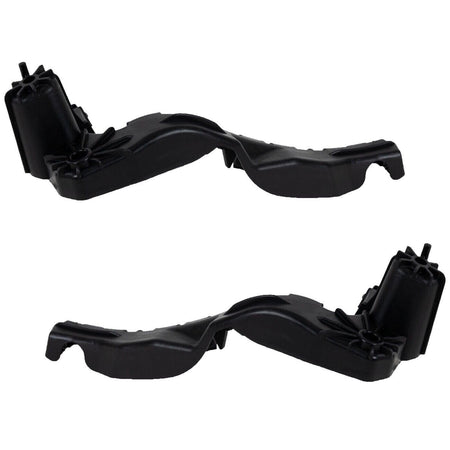 Front Left Driver & Right Passenger Side Set Of 2 Bumper Cover Retainer Support Mounting Bracket Pair Replacement For 2010-2017 GMC Terrain Black T...