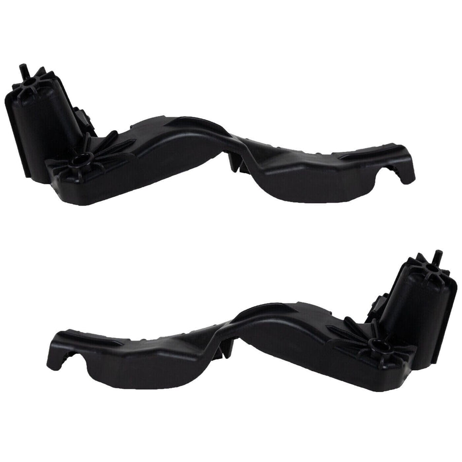 Front Left Driver & Right Passenger Side Set Of 2 Bumper Cover Retainer Support Mounting Bracket Pair Replacement For 2010-2017 GMC Terrain Black T...