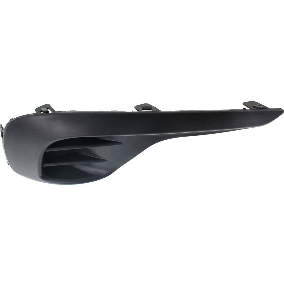 Front Right Passenger Side Bumper Fog Light Lamp Hole Molding Trim Fits 2011-2013 Toyota Highlander Except Hybrid TO1039153