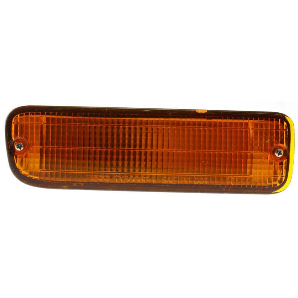 Front Right Passenger Side Signal Marker Light Reflector Lamp Replacement For 1995-2000 Toyota Tacoma Pickup Truck w/o Pre Runner 1995-1997 4WD 199...
