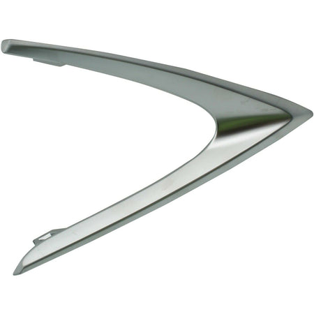 DAT AUTO PARTS Right Front Passenger Side Fog Light Bezel Cover Replacement for 16-19 Lexus RX350 RX450h Silver Smooth LX1039118 814810E080