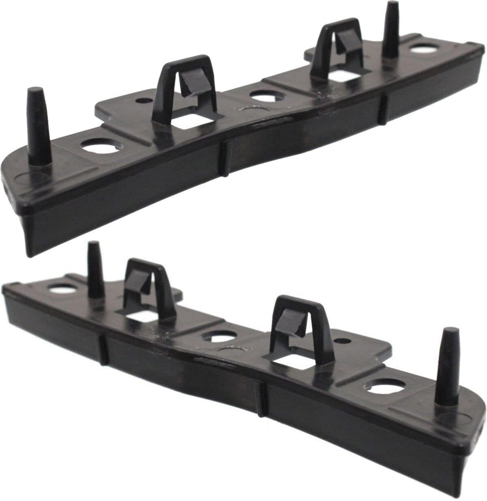 Front Left Driver & Right Passenger Set Of 2 Bumper Cover Support Bracket Mounting Retainer Stiffener Pair Replacement For 2013 2014 2015 2016 Ford...