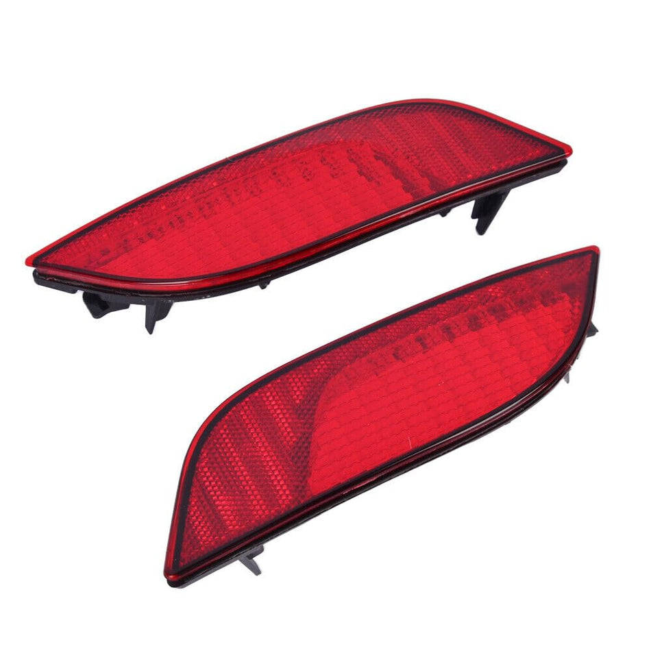 DAT AUTO PARTS Rear Right Passenger & Left Driver Side Bumper Reflector Marker Light Set of 2 Replacement For 2017-2023 Jeep Compass MP Red Lamp Le...