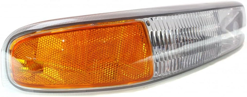 DAT AUTO PARTS Front Left Driver Side Lens Housing with Corner Parking Light Turn Signal Replacement for 1999-2002 Chevrolet Silverado Pickup Truck...
