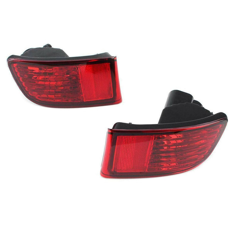 Rear Driver and Passenger Side Bumper Reflector Set of 2 Fits 2003-2005 Toyota 4Runner Red Lens TO1184101 TO1185101 8159060141