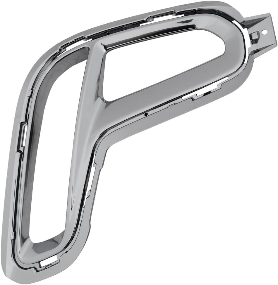 DAT AUTO PARTS Front Left Driver Side Fog Light Bumper Cover Grille Molding Insert Bezel Trim Replacement For 2021-2025 Dodge Durango Satin Nickel ...