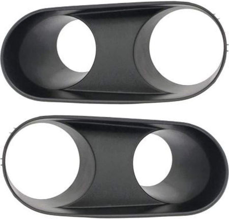DAT AUTO Front Left Driver & Right Passenger Set of 2 Fog Light Cover Bezel Trim Molding Insert Replacement for 2003 2004 Ford Mustang Cobra Black ...