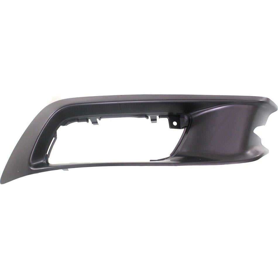 DAT AUTO PARTS Front Right Passenger Side Fog Light Bezel Lamp Trim Cover Molding Bumper Insert Replacement For 2012 Honda Civic 4 Door Sedan Black...