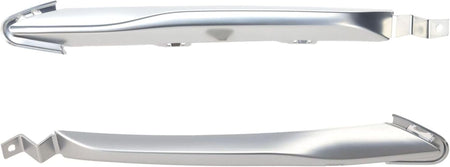 Front Driver & Passenger Side PAIR Bumper Cover Trim Insert, Fits 2022-2025 Jeep Grand Cherokee Except Overland/Trailhawk & 30th ANNIV Edition, Sat...