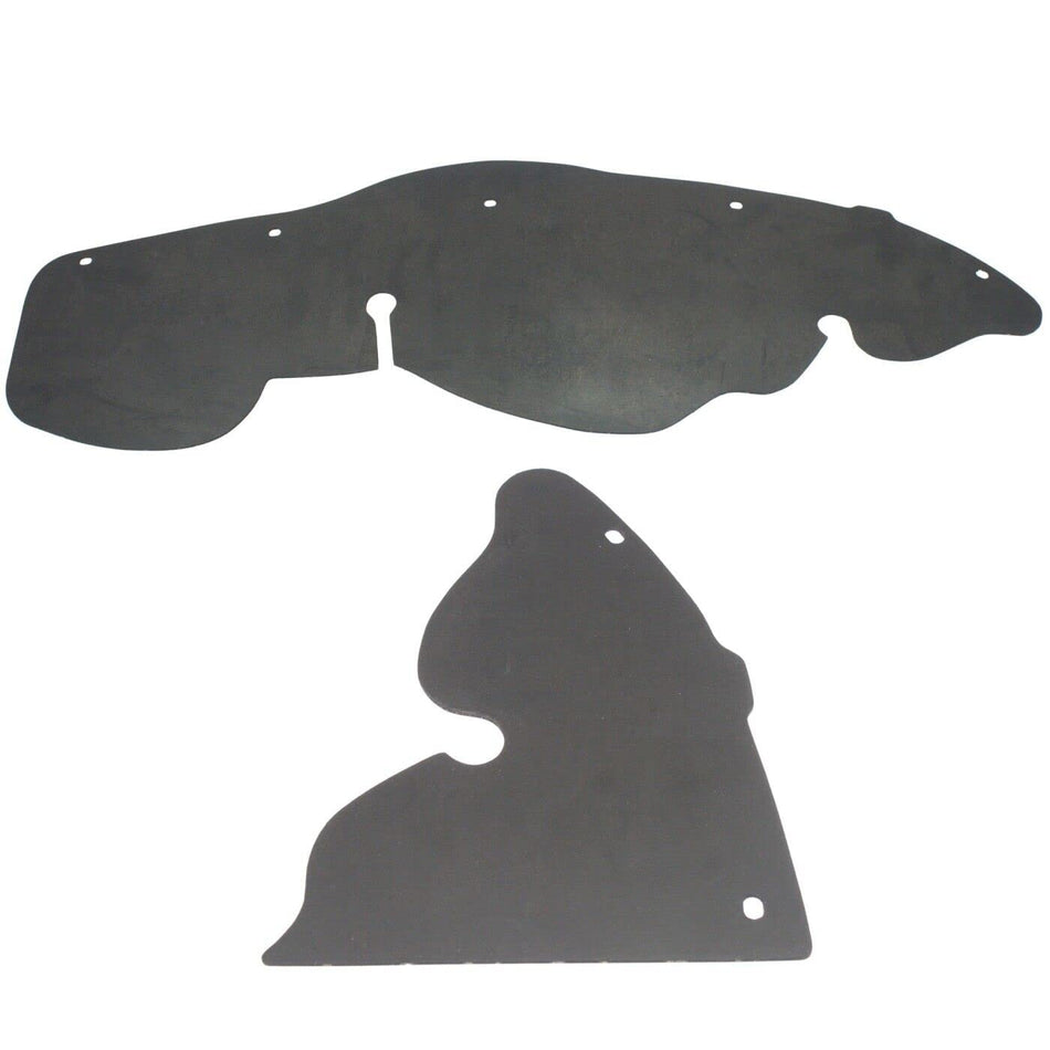 DAT AUTO PARTS Front Left Driver & Right Passenger Side Engine Splash Shield Pair Set of 2 Replacement For 1998-2008 Ford Ranger 2WD4WD Black Textu...