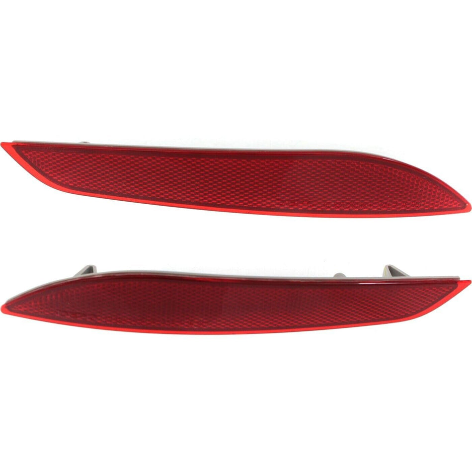 DAT AUTO Rear Left Driver & Right Passenger Side Set Bumper Cover Reflector Lamp Marker Light Pair Replacement For 2016-2019 Chevrolet Chevy Cruze ...