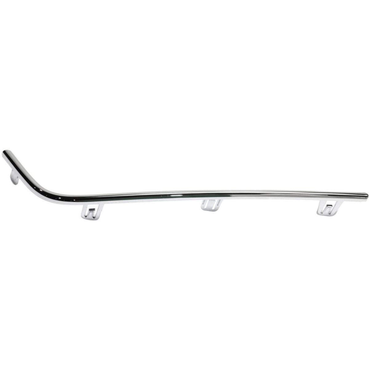 DAT AUTO PARTS RIGHT PASSENGER SIDE FRONT BUMPER GRILLE LOWER MOLDING REPLACEMENT FOR 2012 - 2014 ACURA TL AC1039100