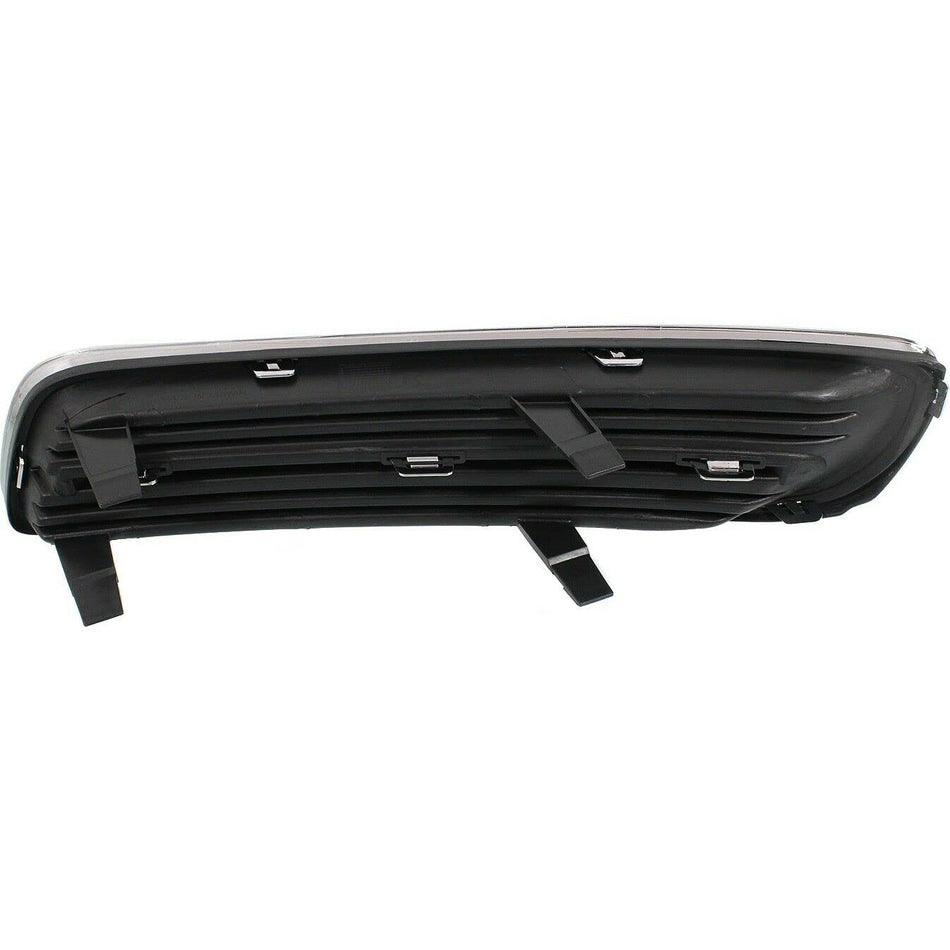DAT AUTO PARTS Front Right Passenger Side Bumper Fog Light Cover Lamp Hole Insert Replacement For 2011-2014 Chrysler 300 Black Textured Plastic wit...