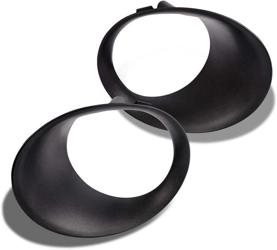 DAT AUTO PARTS Front Left Driver & Right Passenger Set Fog Light Cover Bezel Trim Replacement for 2003-2009 Dodge Ram Pickup Truck 1500 2500 3500 B...