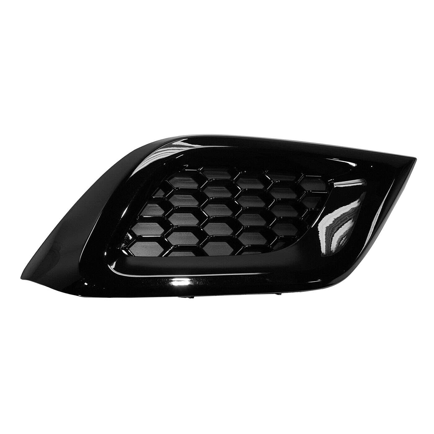 DAT AUTO PARTS Front Right Passenger Side Fog Light Cover Replacement for 17-18 Toyota Corolla IM Black Textured TO1039227 5203012090