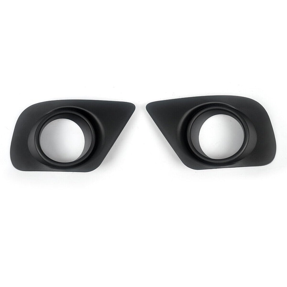 DAT AUTO PARTS Front Left Driver & Right Passenger Side Set Bumper Fog Light Cover Bezel Hole Insert Pair Replacement For 2011-2019 Dodge Journey B...