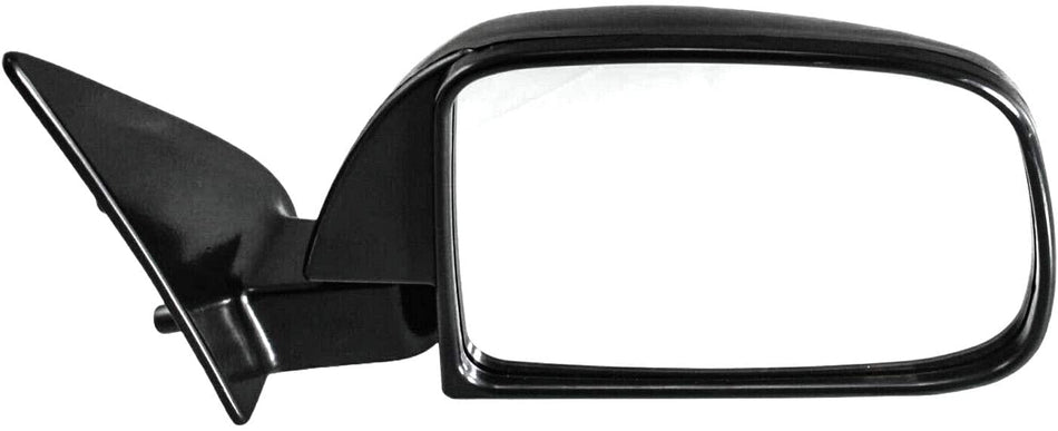 DAT AUTO PARTS Right Passenger Side Window Mount Manual Door Mirror Replacement For 1989-1995 Toyota Pickup 2WD 4WD Black Foldaway Type w/o Window ...