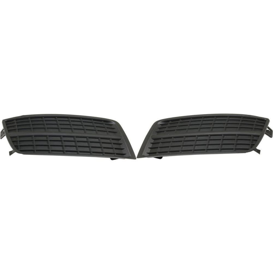 DAT AUTO PARTS Front Left Driver & Right Passenger Set Fog Light Hole Cover Trim Lamp Molding Bumper Insert Replacement for 2010-2016 Cadillac SRX ...