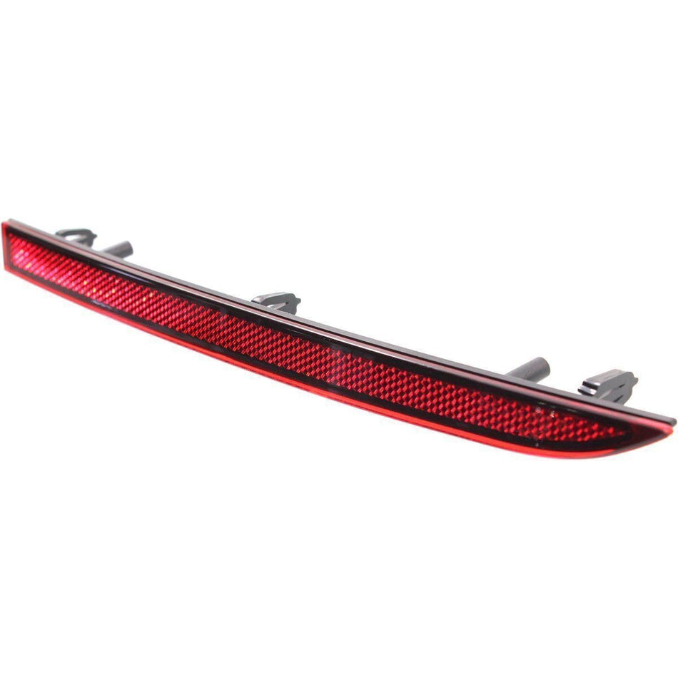 DAT AUTO PARTS Rear Right Passenger Side Bumper Cover Marker Light Reflector Lamp Insert Replacement For 2015-2018 Ford Edge Red Plastic Lens FO118...