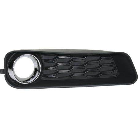 DAT AUTO PARTS Front Right Passenger Side Fog Light Cover Grille Trim Replacement For 2011-2014 Dodge Avenger Black With Silver Chrome Ring Texture...