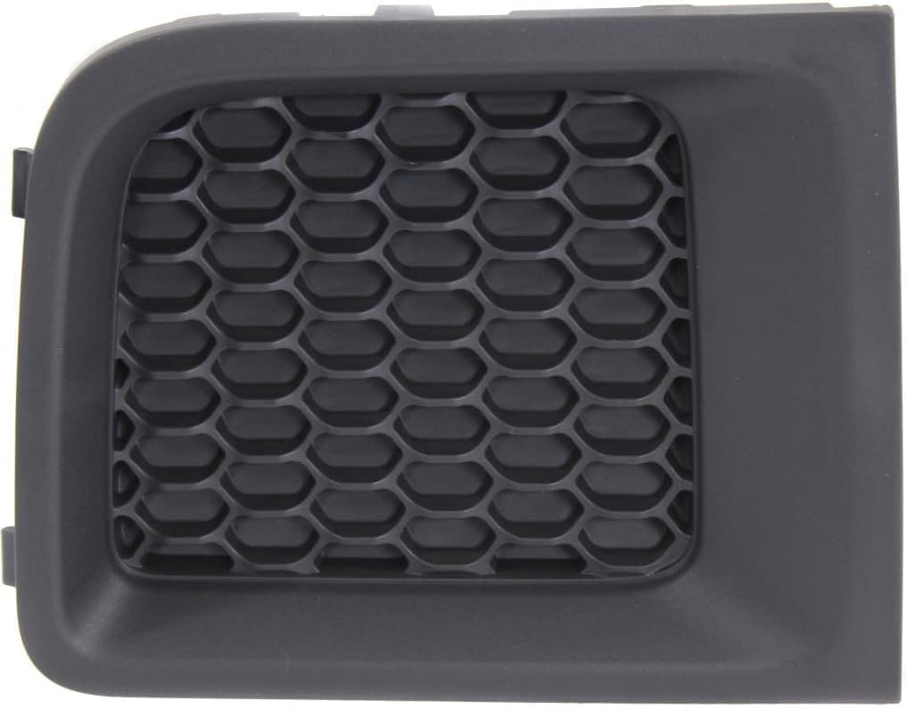 DAT AUTO PARTS Front Left Driver Side Bumper Cover Fog Light Hole Grille Bezel Insert Trim Replacement For 2015-2018 Jeep Renegade Black Textured P...