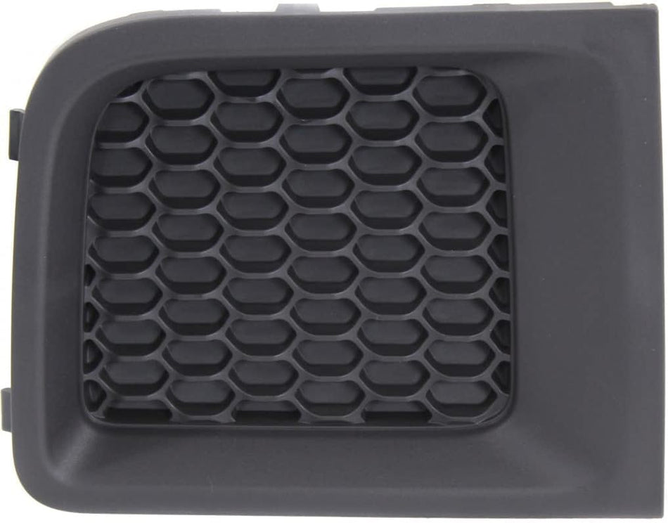 DAT AUTO PARTS Front Left Driver Side Bumper Cover Fog Light Hole Grille Bezel Insert Trim Replacement For 2015-2018 Jeep Renegade Black Textured P...