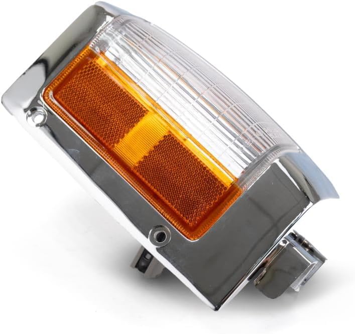 Front Driver and Passenger Side Marker Light Fits 1990-1997 Nissan D21 Hardbody Pickup NI2550107 NI2551107 NI2550107 NI2551107