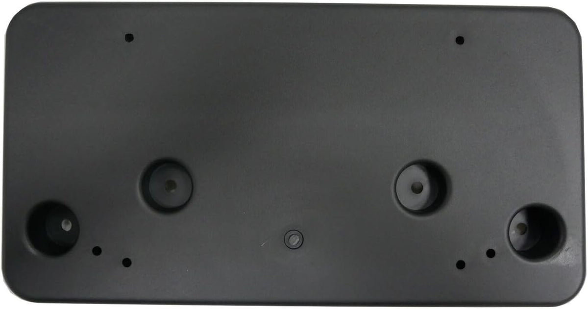 DAT AUTO PARTS Front License Plate Bracket Frame Cover Tag Holder Replacement for 2020-2025 Cadillac XT6 SUV Black Textured Plastic GM1068236 84215251