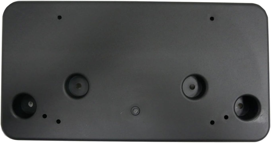 DAT AUTO PARTS Front License Plate Bracket Frame Cover Tag Holder Replacement for 2020-2025 Cadillac XT6 SUV Black Textured Plastic GM1068236 84215251
