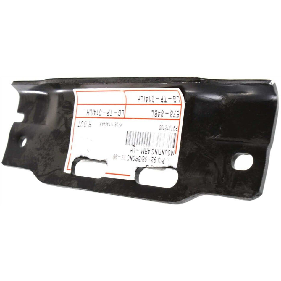 DAT AUTO PARTS Front Left Driver Side Inner Bumper Cover Support Mounting Arm Bracket Retainer Replacement For 1992 - 1996 Ford Bronco / F 150 Blac...