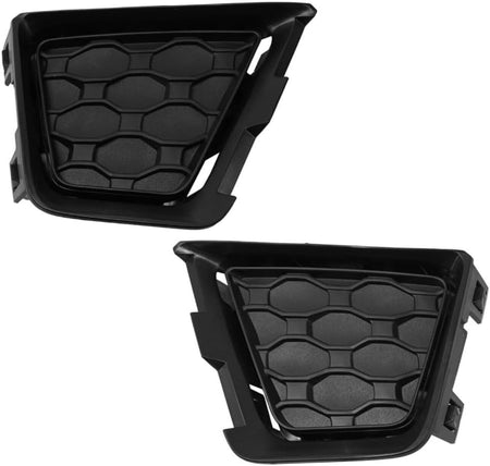 Front Passenger & Driver Lower Bumper Cover Grille Trim Set of 2 Replacement For 2019-2023 Jeep Renegade Except Upland & Trailhawk Models W/O Park ...