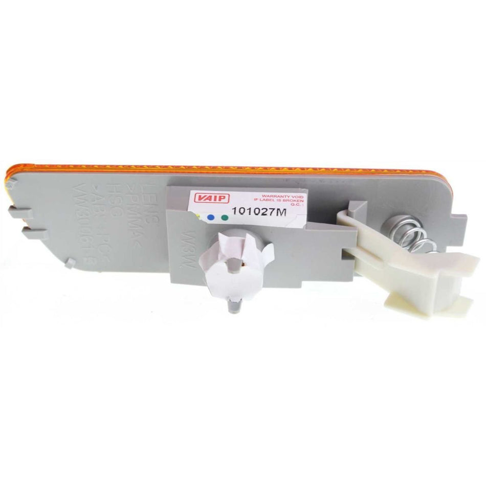DAT AUTO PARTS Front Left Driver Side Marker Light Lens And Housing Side Of Bumper Replacement For 1999-2006 Volkswagen Golf 2006-2007 GTI Orange L...