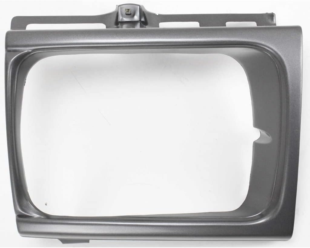 DAT AUTO PARTS Front Right Passenger Side Headlight Door Lamp Trim Bezel Grille Replacement For 1992-1995 Toyota Pickup Truck DLX Models 4WD Silver...