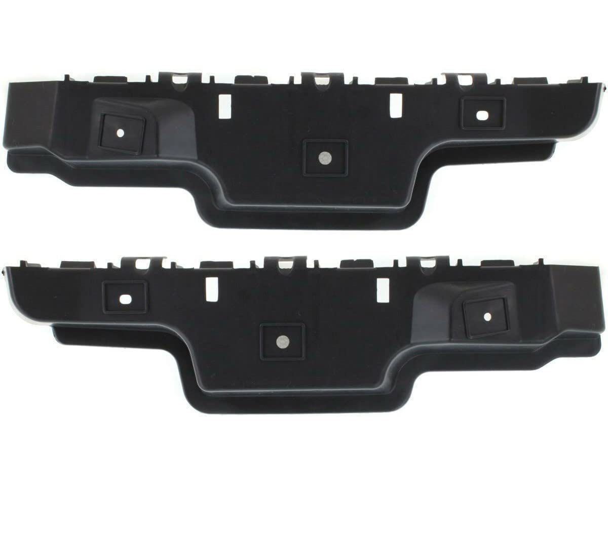 DAT AUTO PARTS Front Left Driver & Right Passenger Side Outer Bumper Cover Bracket Retainer Replacement For 2010 - 2016 Cadillac SRX Black Textured...