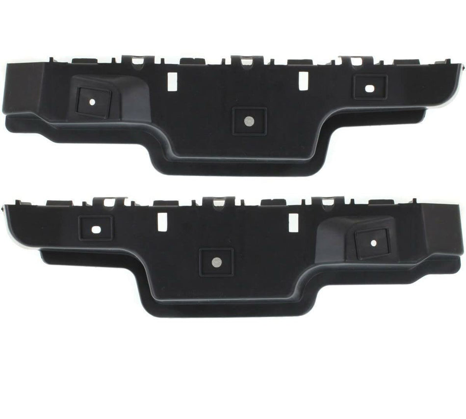 DAT AUTO PARTS Front Left Driver & Right Passenger Side Outer Bumper Cover Bracket Retainer Replacement For 2010 - 2016 Cadillac SRX Black Textured...