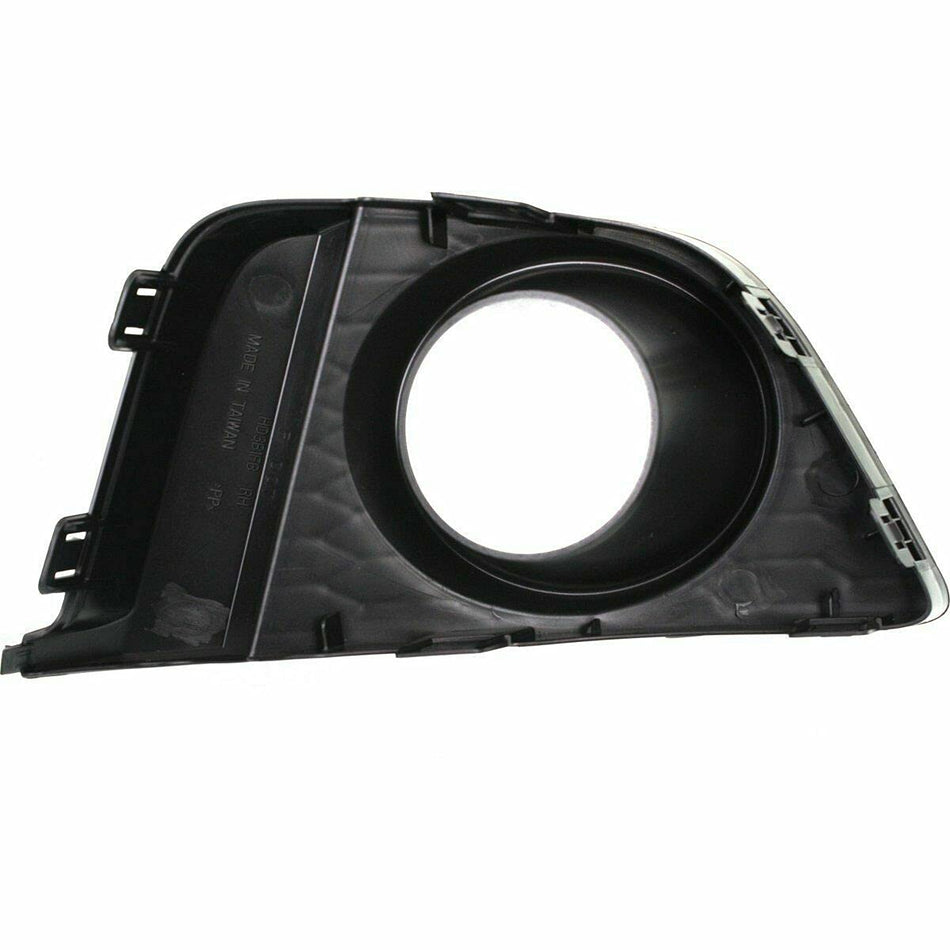DAT AUTO PARTS Front Right Passenger Side Fog Light Hole Bezel Lamp Cover Trim Molding Bumper Insert Replacement For 2015 2016 2017 Honda Fit Black...