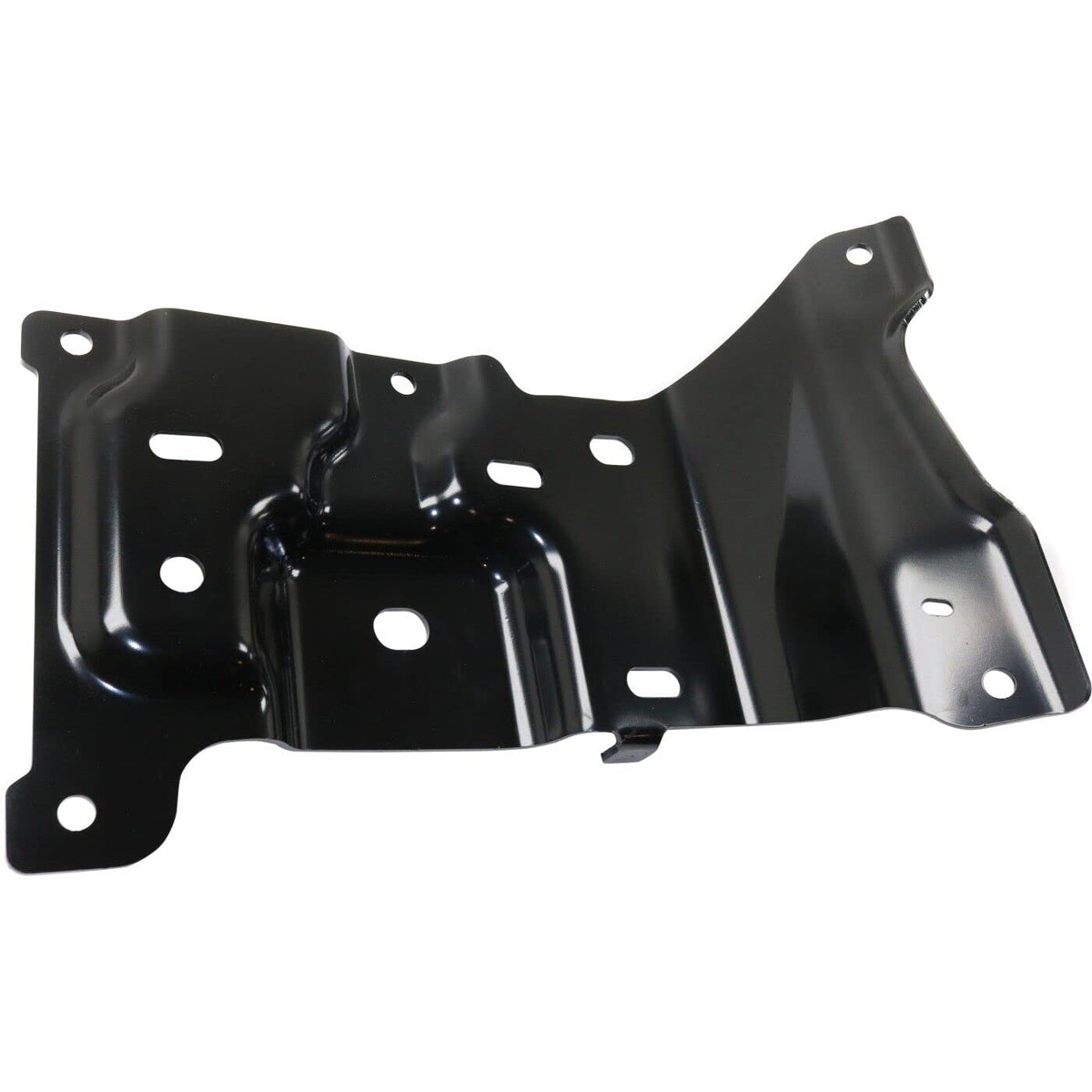 DAT AUTO PARTS Front Right Passenger Side Bumper Cover Mounting Plate Bracket Support Retainer Replacement For 2018-2020 Ford F150 Black Steel FO10...