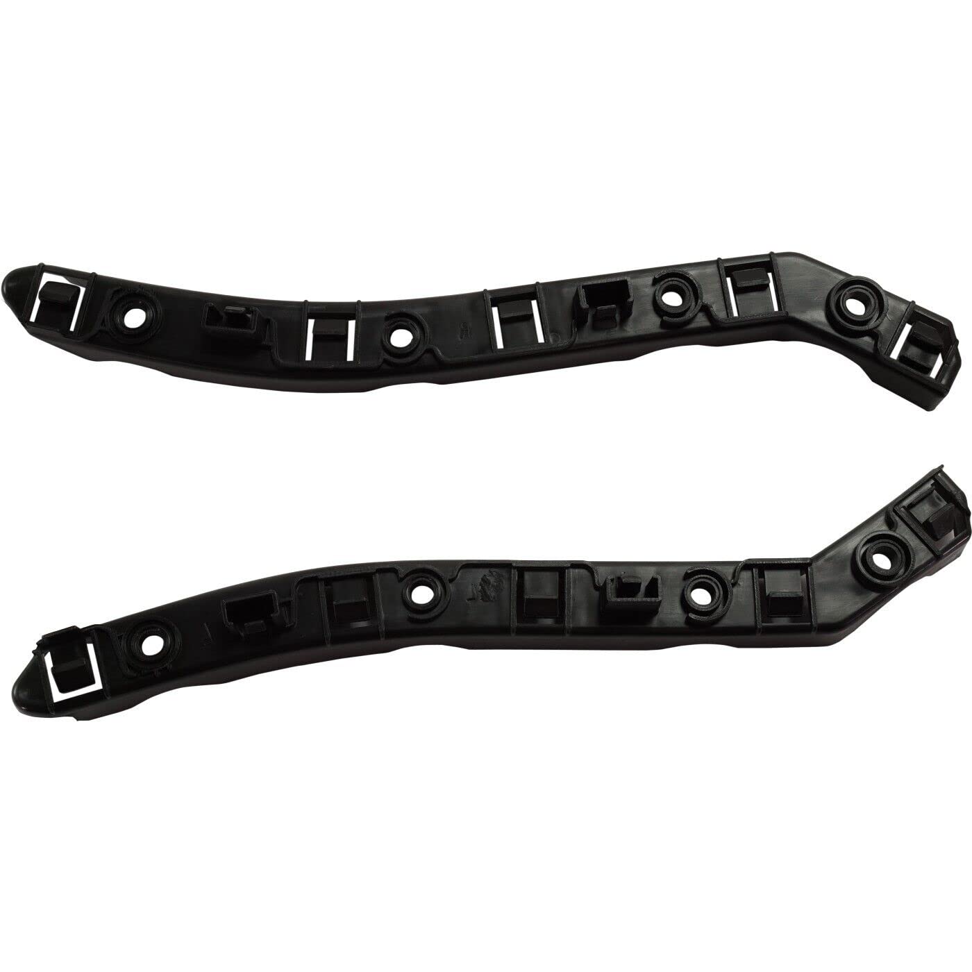 DAT AUTO PARTS Front Left Driver & Right Passenger Side Bumper Cover Retainer Bracket Replacement For 2015 - 2023 Jeep Renegade Black Textured CH10...