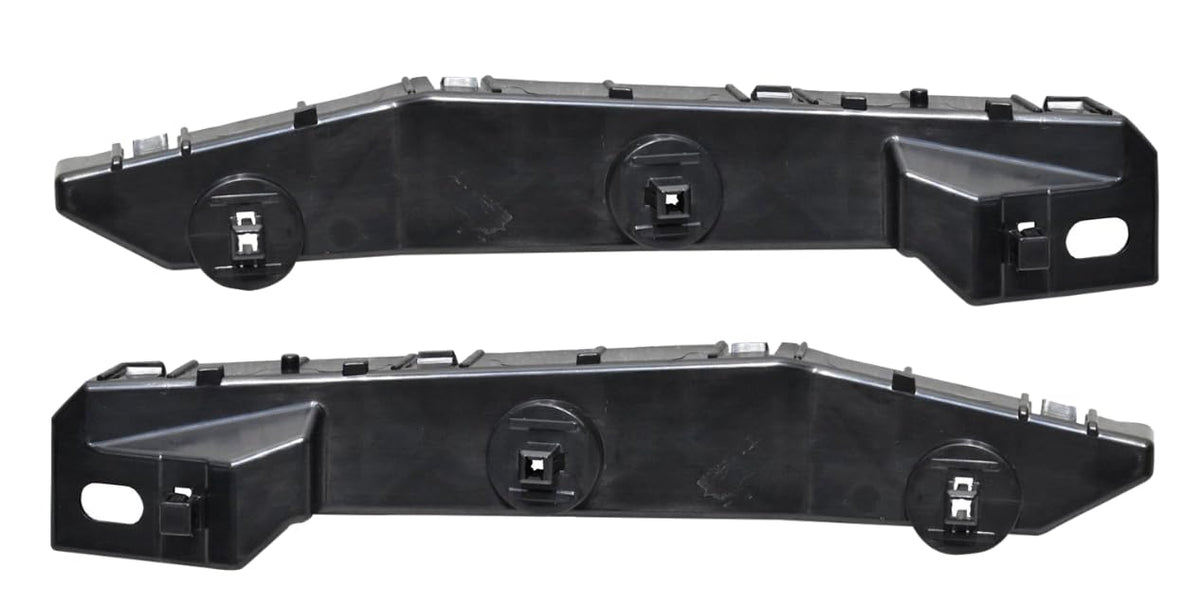 DAT AUTO PARTS Front Left Driver & Right Passenger Side Outer Bumper Cover Bracket Pair Set Replacement For 2008 - 2013 Nissan Rogue White Textured...