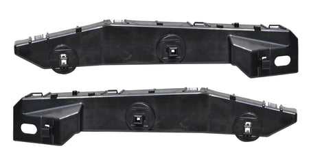DAT AUTO PARTS Front Left Driver & Right Passenger Side Outer Bumper Cover Bracket Pair Set Replacement For 2008 - 2013 Nissan Rogue White Textured...