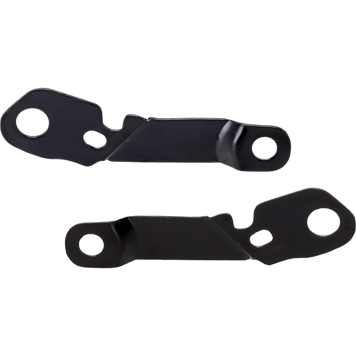 Front Driver & Passenger Side PAIR Upper Inner Bumper Cover Support Grille Bracket, Fits 2023-2025 Mazda CX50, Made Of Steel, Black Textured, MA104...