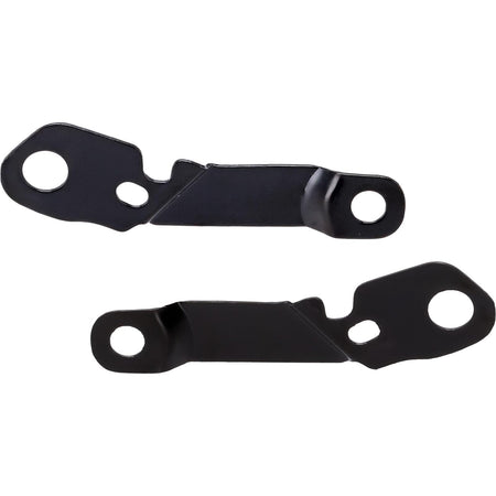 Front Driver & Passenger Side PAIR Upper Inner Bumper Cover Support Grille Bracket, Fits 2023-2025 Mazda CX50, Made Of Steel, Black Textured, MA104...