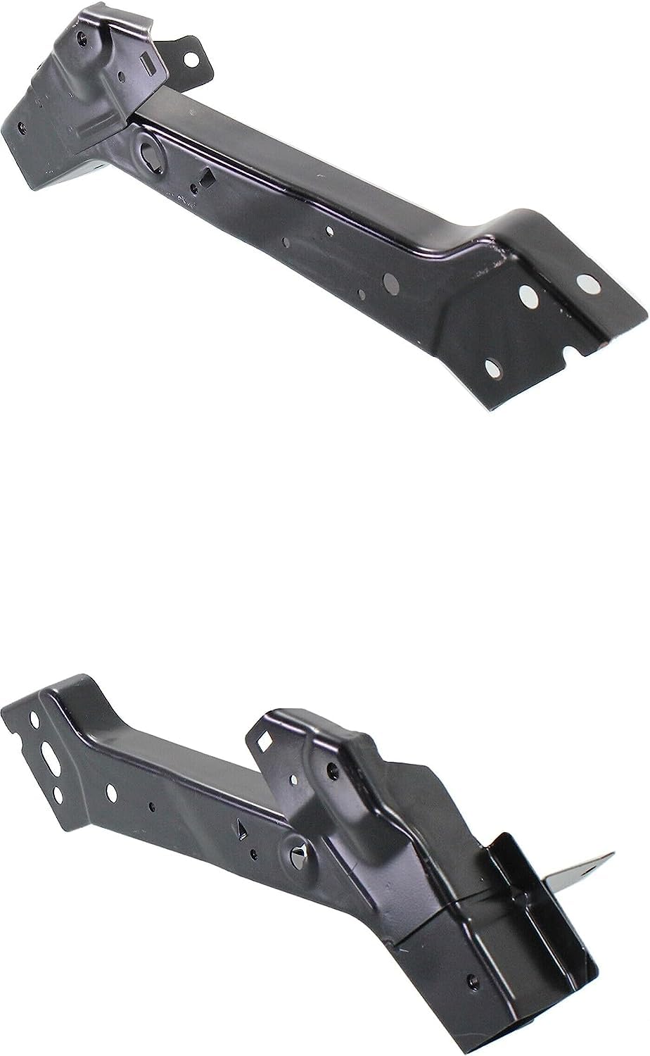 DAT AUTO PARTS Front Right Passenger & Left Driver Side Pair Radiator Support Bracket Replacement For 2011 - 2021 Jeep Grand Cherokee Black Steel C...